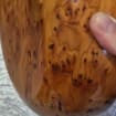 Moroccan Thuya Wood Bowl – Hand-Turned Araar Burl Decorative Bowl