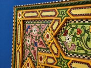 Hand-Painted Moroccan Wood Panel – Custom Berber Wall & Ceiling Art