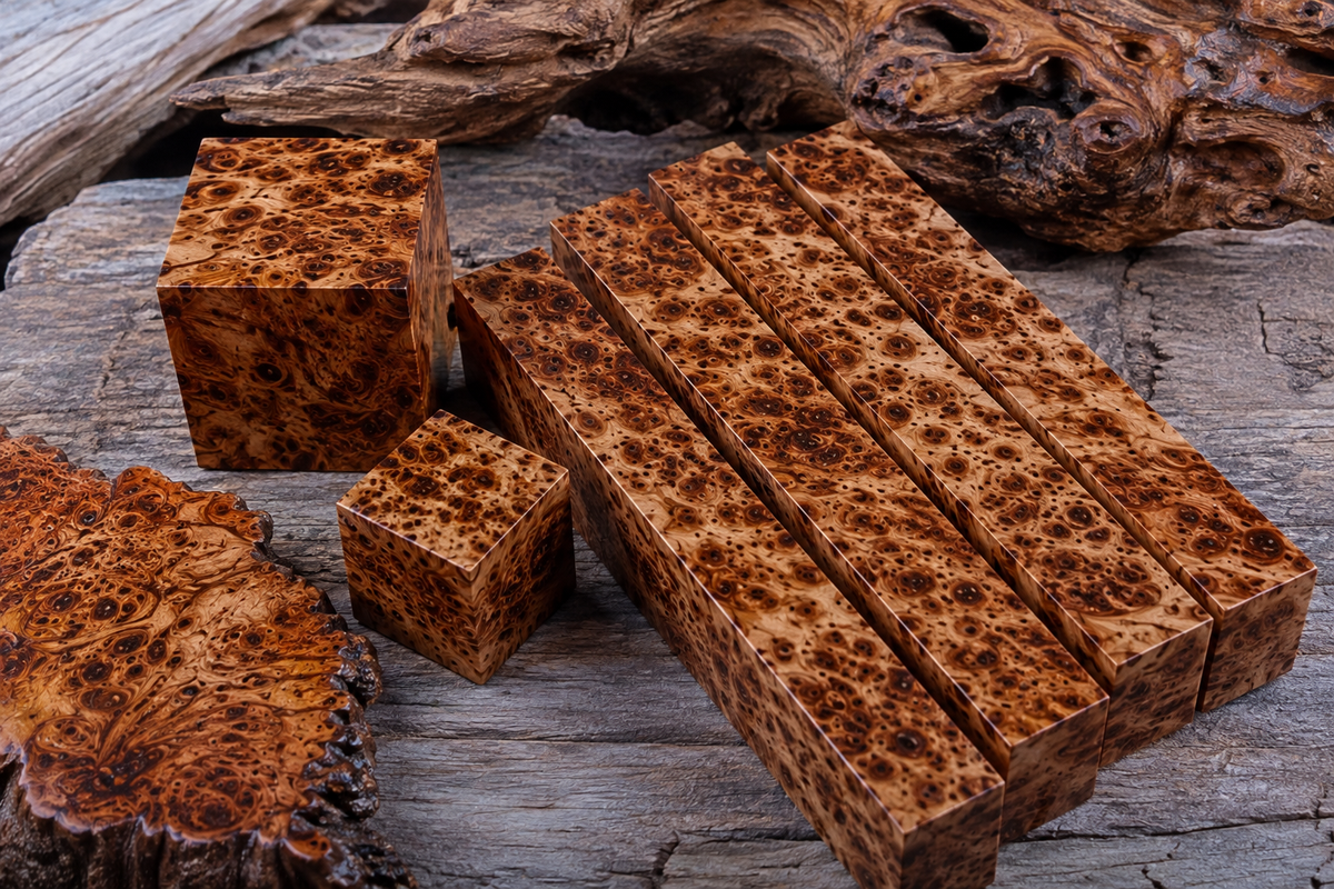 Moroccan Thuya Burl Pen Blanks
