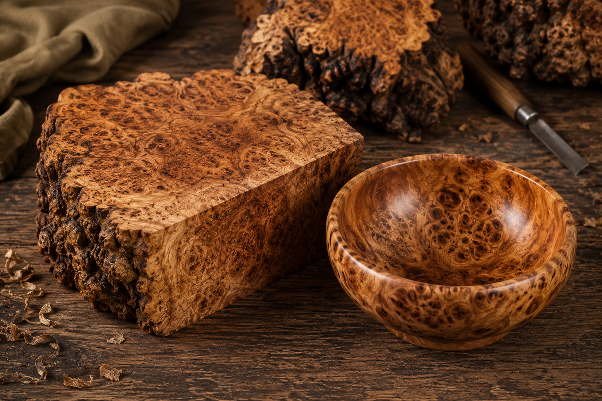 Moroccan Thuya Burl Turning Bowl Blanks