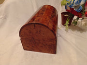 Handcrafted Moroccan Thuya Burl Arch Jewelry Box