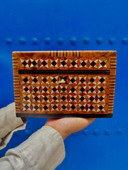 One-of-One Thuya Burl & Mother-of-Pearl Marquetry Jewelry Box