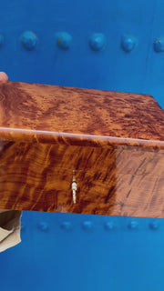 One-of-One Solid Thuya Burl Jewelry & Valet Box