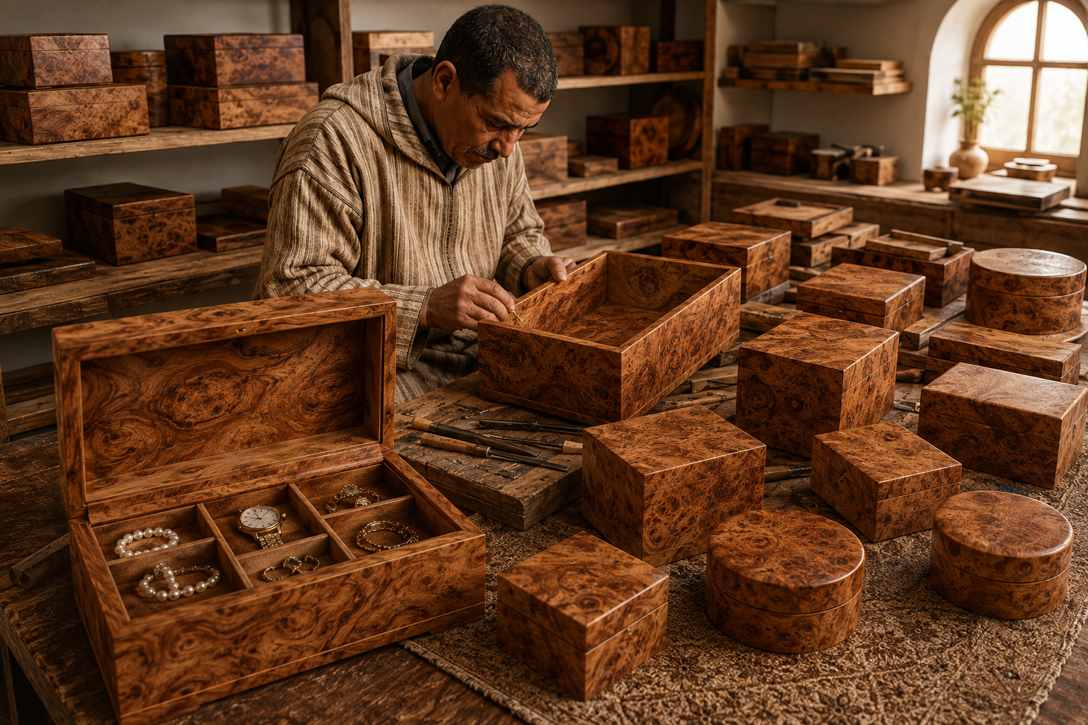 Thuya Heritage handcrafted Moroccan collections