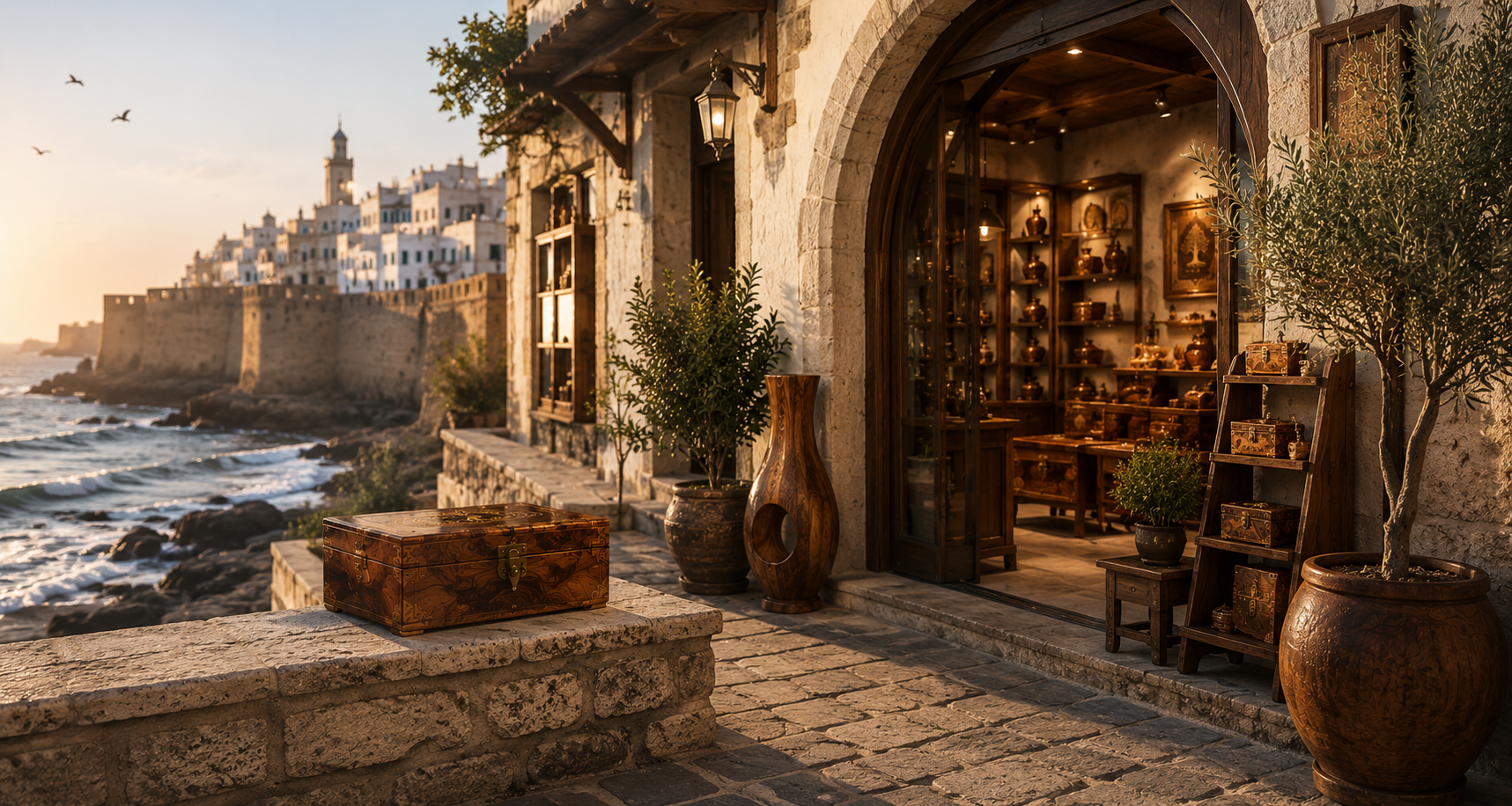 Thuya Heritage boutique in Essaouira overlooking the Atlantic and historic medina